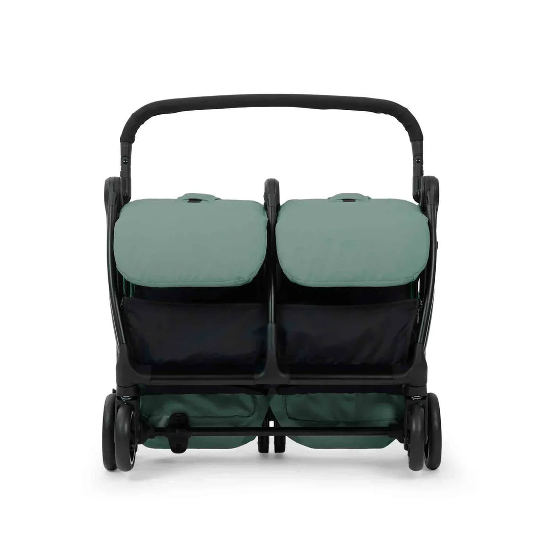 Ickle Bubba Aries Double Prime Autofold Stroller Bundle - Sage Green