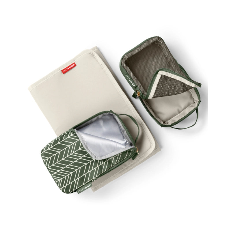Skip Hop Forma Quilted Changing Backpack - Sage