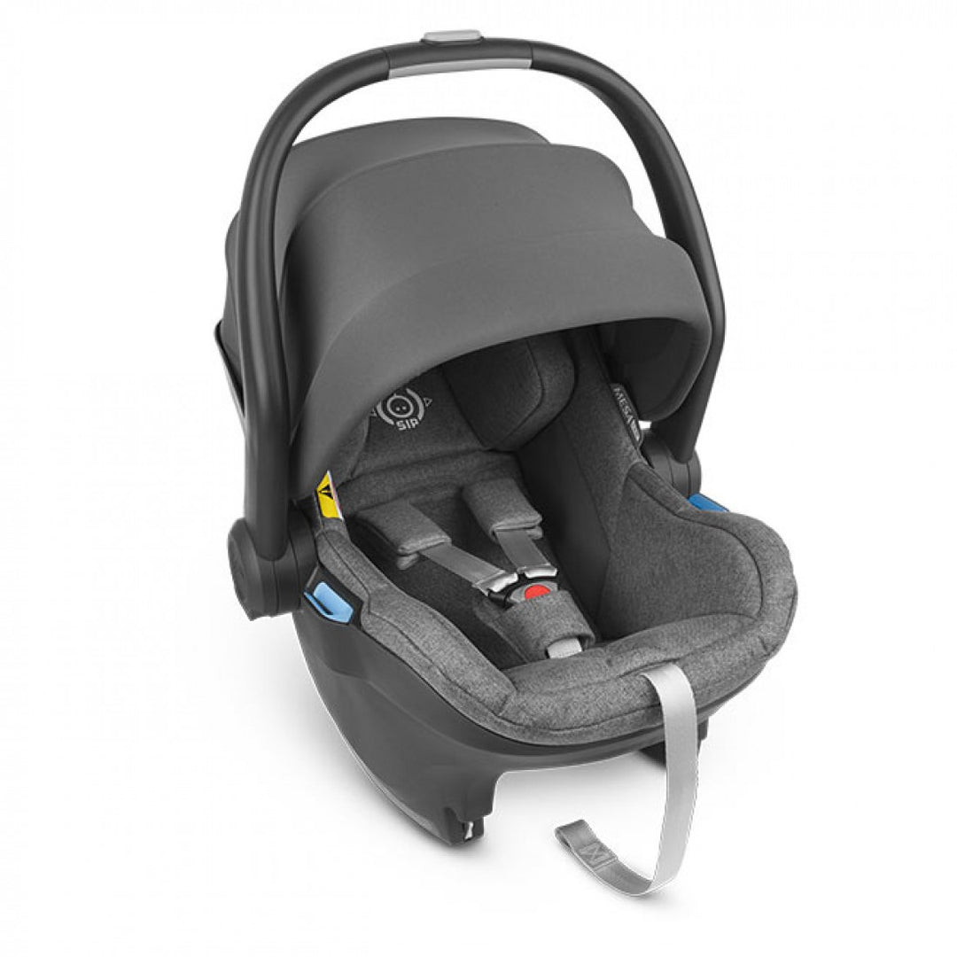 Uppababy Cruz V2 Pushchair + Carrycot + Mesa + Base i-Size Travel System - Greyson Charcoal Melange