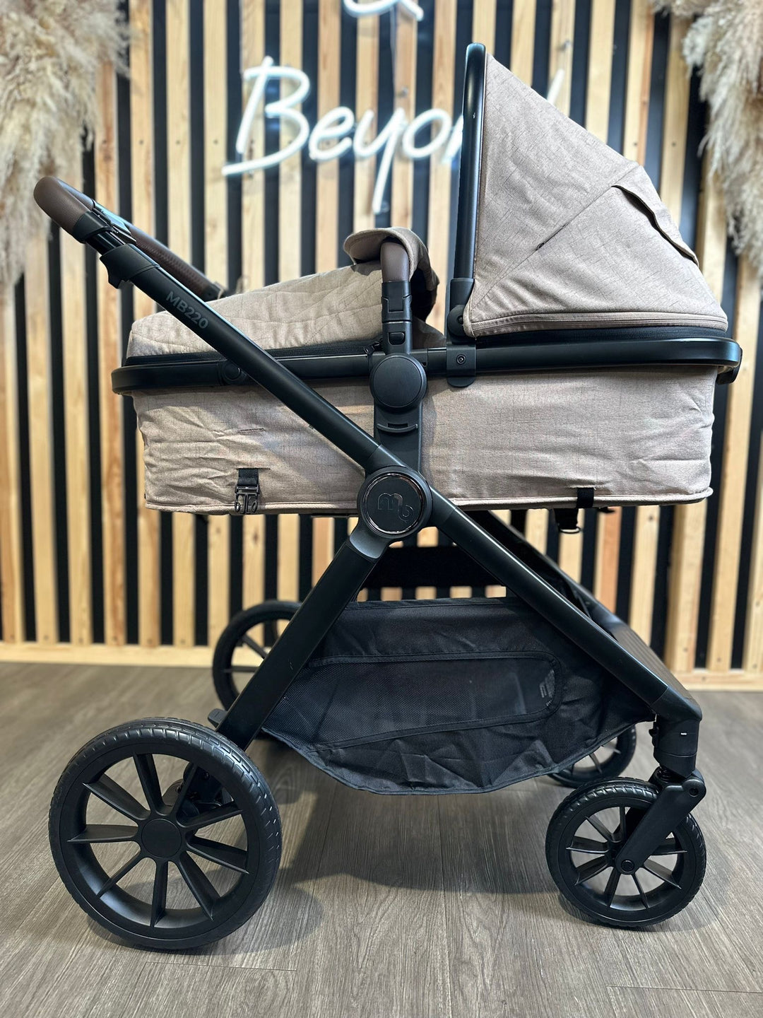 EX DISPLAY My Babiie MB220 3in1 Travel System - Mink