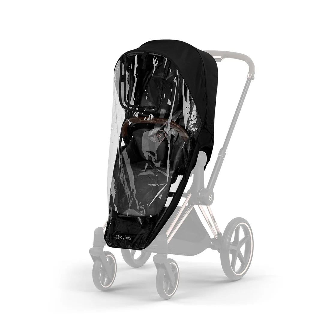 Cybex Priam Comfort Pushchair & Foldable Carrycot - Cozy Beige/Black
