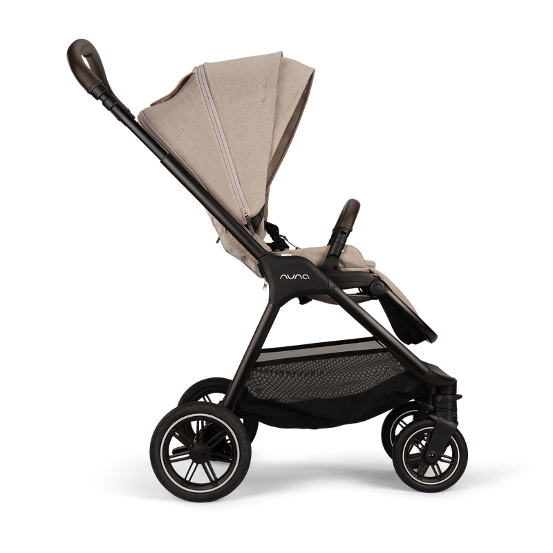 Nuna TRIV Next, LYTL Carrycot, ARRA Flex + Base Curve Travel System - Biscotti