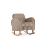 CuddleCo Etta Nursing Chair & Foot stool - Faux Fur Mink
