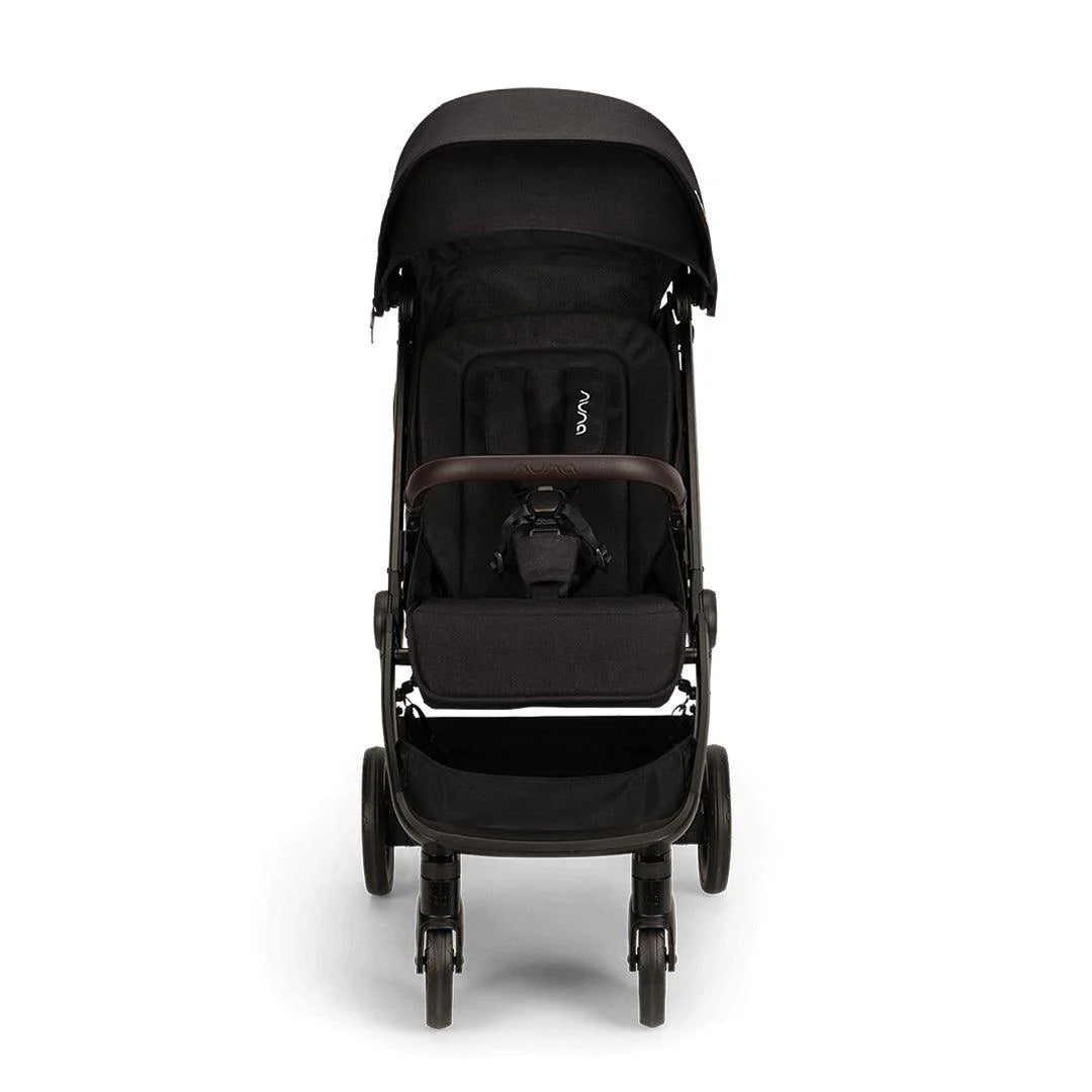 Nuna TRVL LX Compact Travel System Inc Lytl Folding Carrycot + Pipa Urbn - Caviar