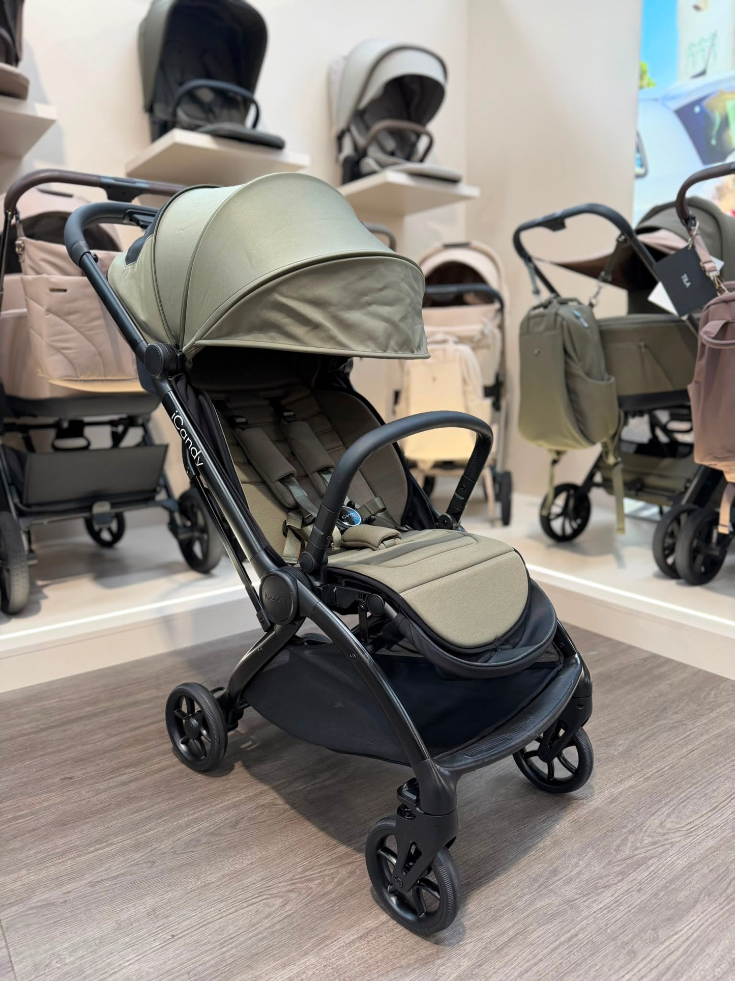 PRE LOVED iCandy Pip Compact Stroller - Sage