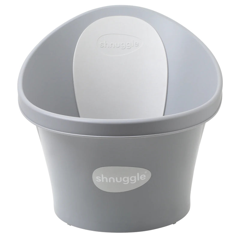 Shnuggle Newborn Support and Baby Bath Bundle - Pebble Grey