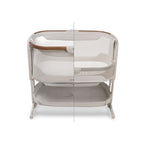 Maxi-Cosi Iora Pro Bedside Crib Inc 100% Cotton Sheets (2Pck) - Elegance Beige