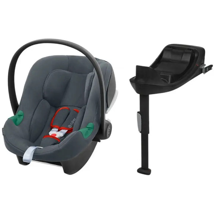 Cybex Aton B2 i-Size Car Seat and Base One Bundle - Steel Grey