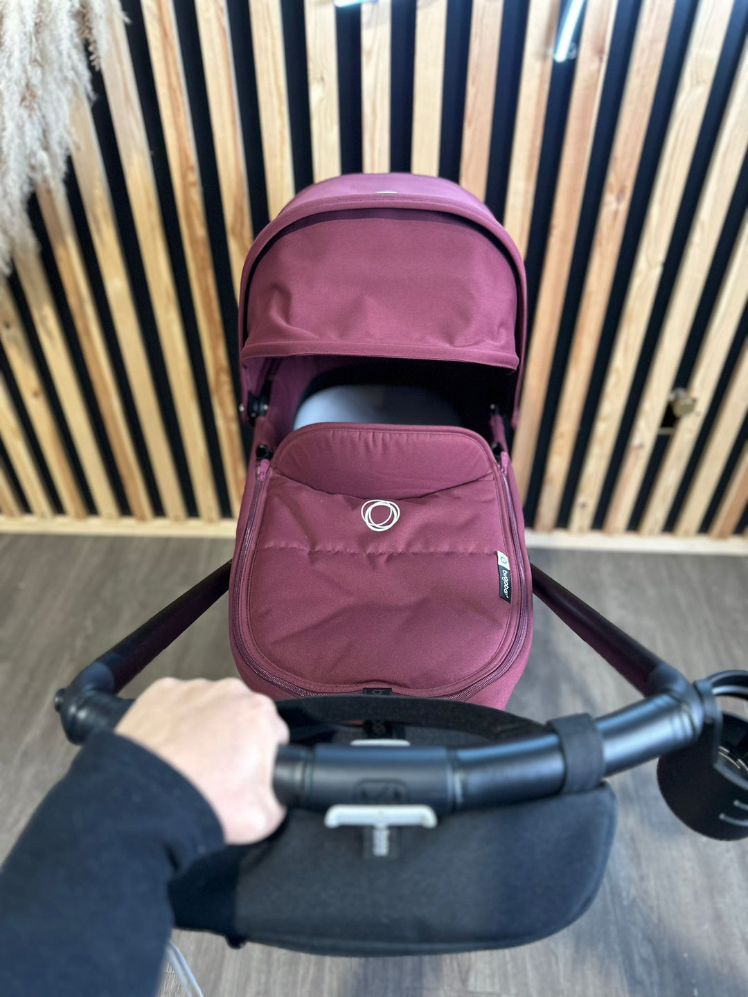 EX DISPLAY Bugaboo Dragonfly Pram, Pushchair + Accessories - Dark Cherry