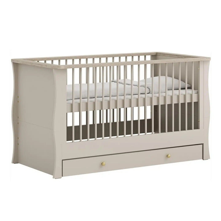 Little Acorns Celeste Cot Bed – Cashmere/Grey Ash