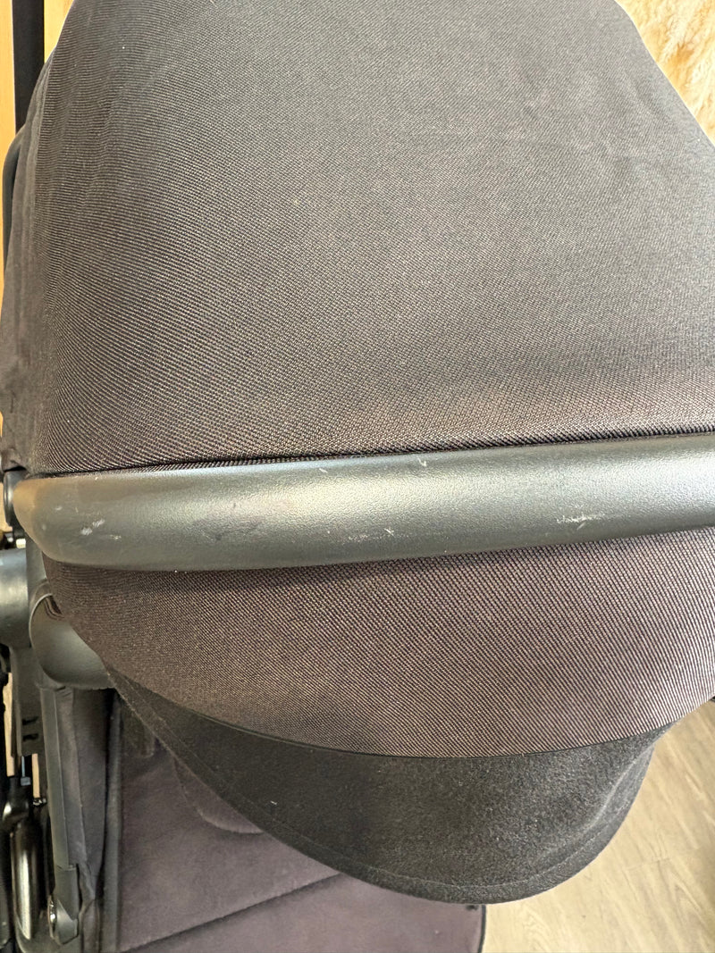 PRE LOVED Silver Cross Wave Double Pushchair - Onyx