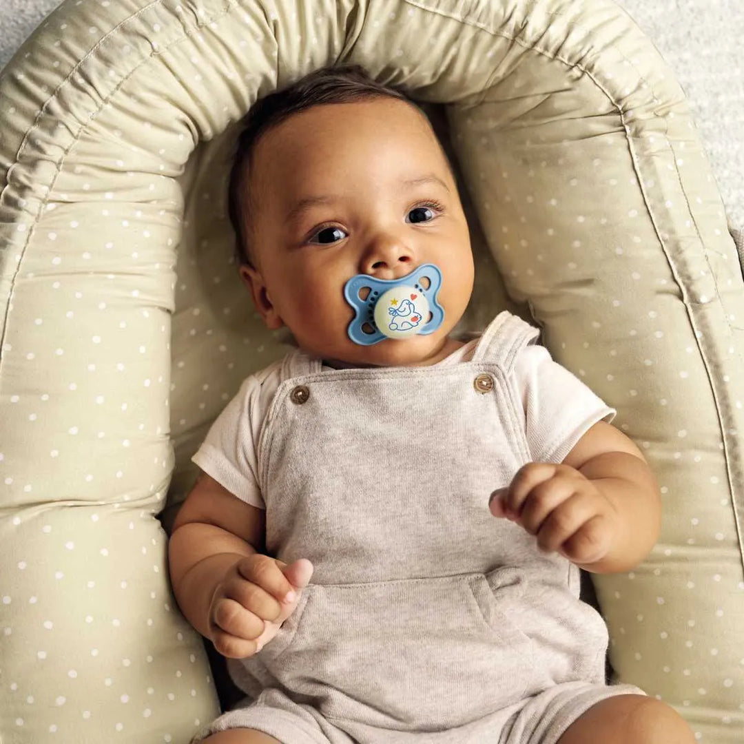 MAM Original Soothers 0-6 Months 2 Pack - Plain Blue