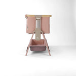 Tutti Bambini Cozee Air 2 Bedside Crib - Drifted Oak/Blush
