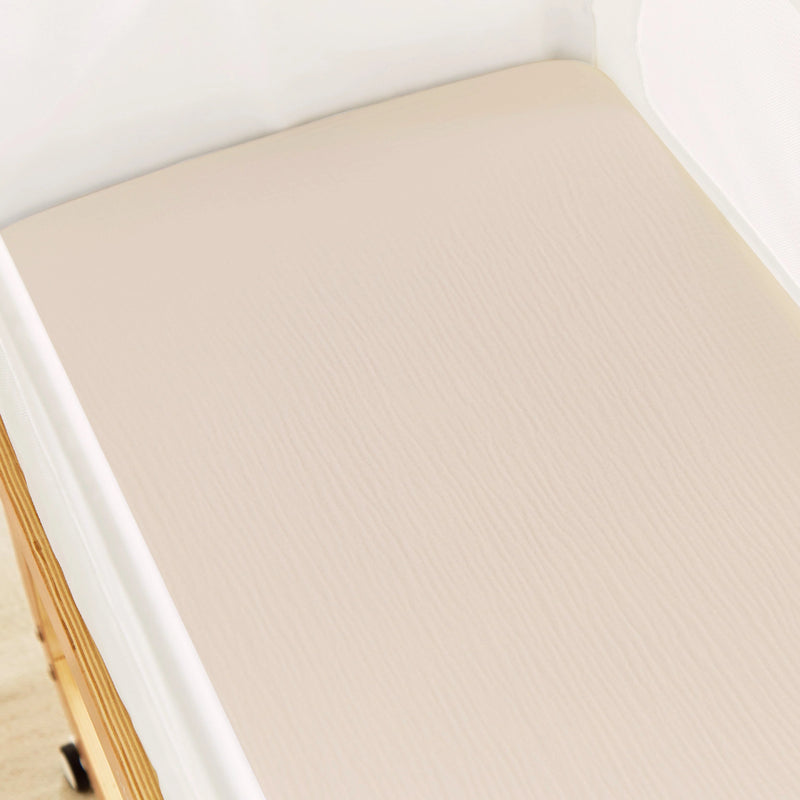 CuddleCo 2 Pack Universal Crib/Co-Sleeper Sheets - Cashmere Waffle