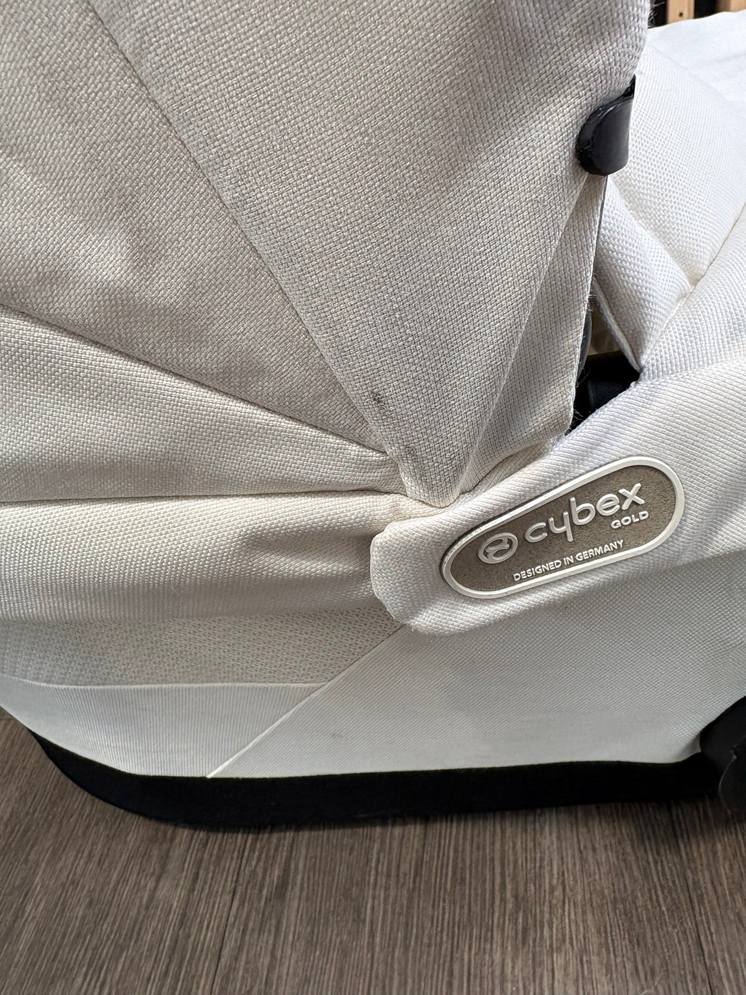 PRE LOVED Cybex Gazelle S Double Bundle - Seashell Beige