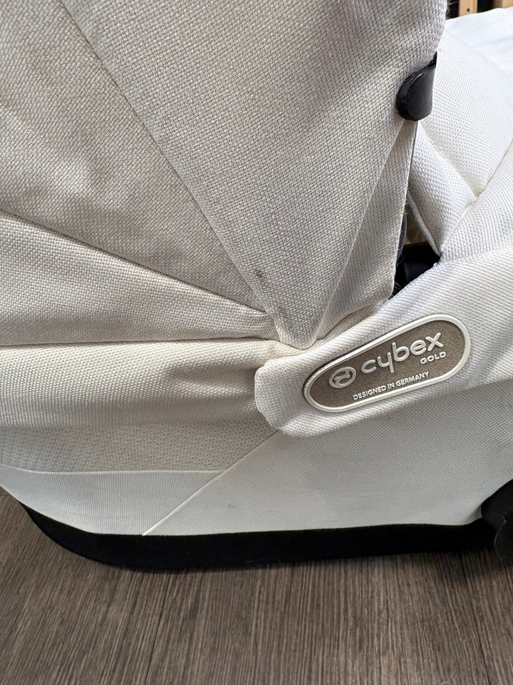 PRE LOVED Cybex Gazelle S Double Bundle - Seashell Beige
