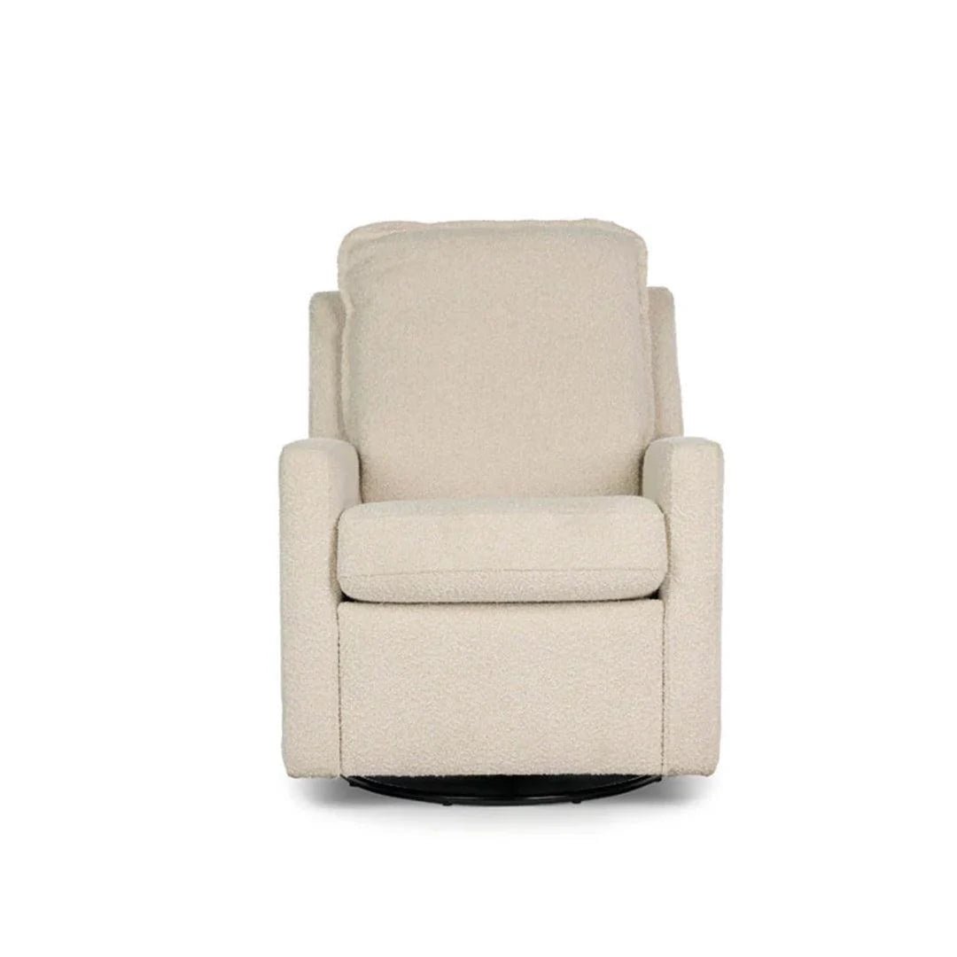 Obaby Denver Swivel Glider Recliner Chair - Bouclé