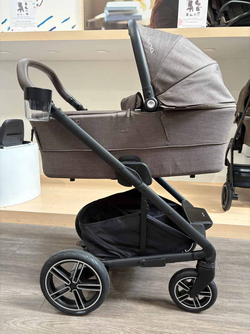 EX DISPLAY Nuna Mixx Pushchair, Carrycot + Cup Holder - Chestnut