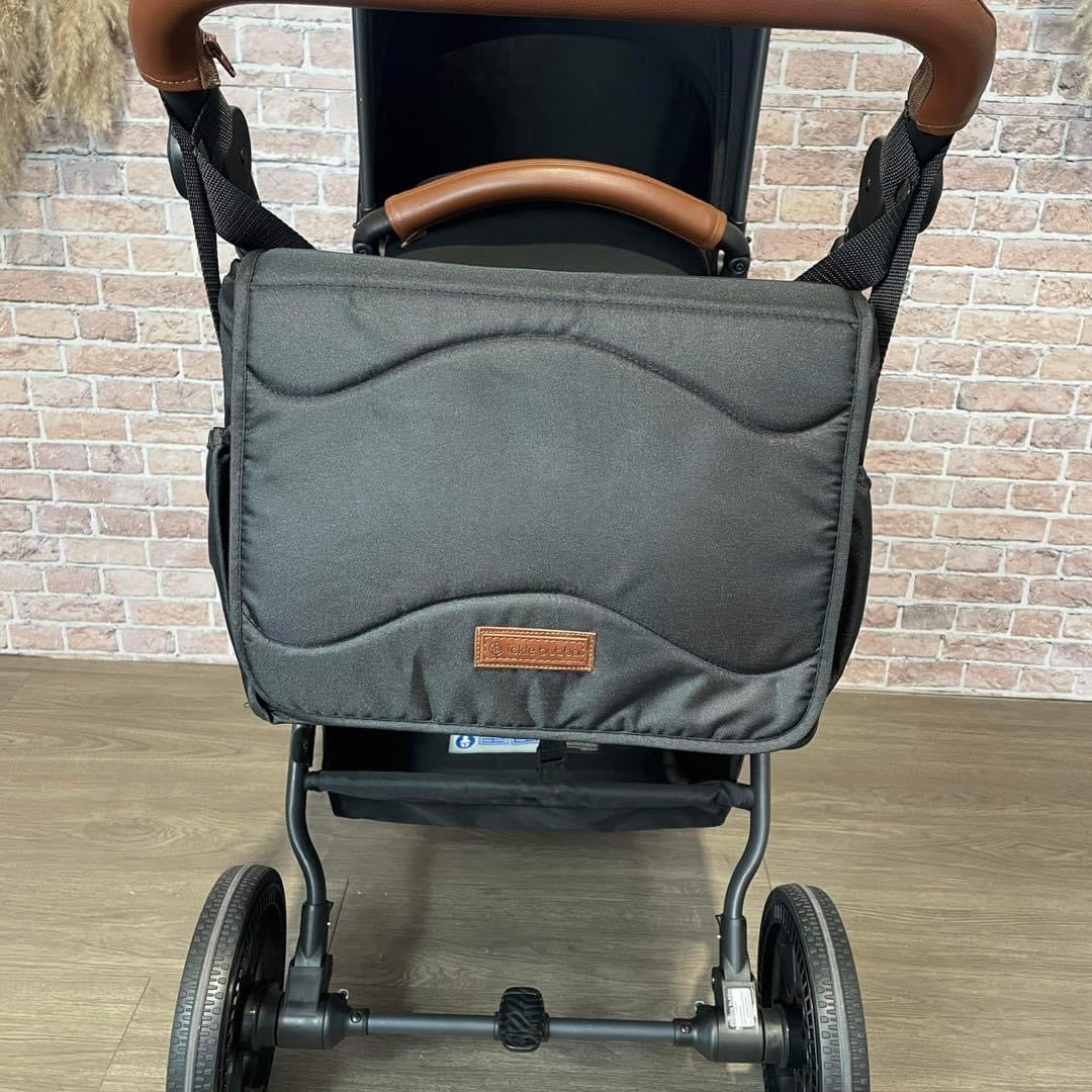 PRE LOVED Ickle Bubba Cosmo All-in-One I-Size Travel System - Black/Tan