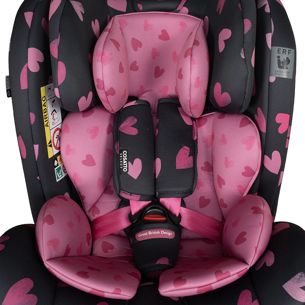 Cosatto All in All 360 Rotate Car Seat - Charcoal Lighthearted