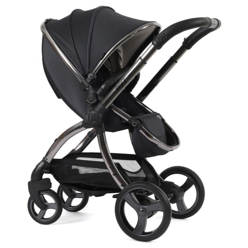 egg3 Luxury Cloud T i-Size Travel System Bundle - Carbonite