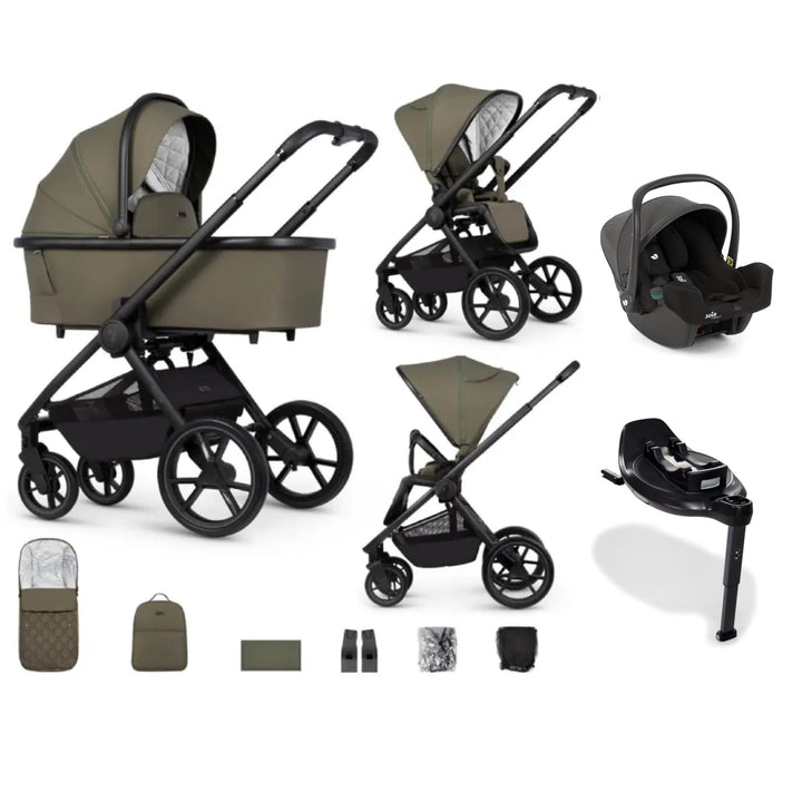 Venicci Tinum Edge ISnug2 + 360 Encore Base Travel System - Moss