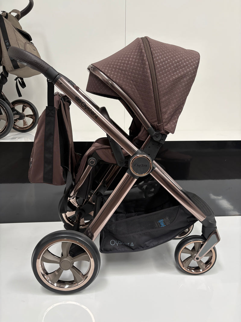 EX DISPLAY Babystyle Oyster4 2-in-1 Travel System - Brown Raven