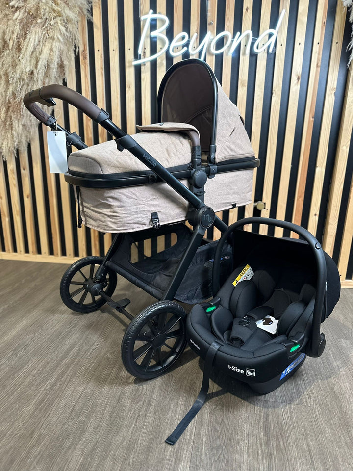 EX DISPLAY My Babiie MB220 3in1 Travel System - Mink