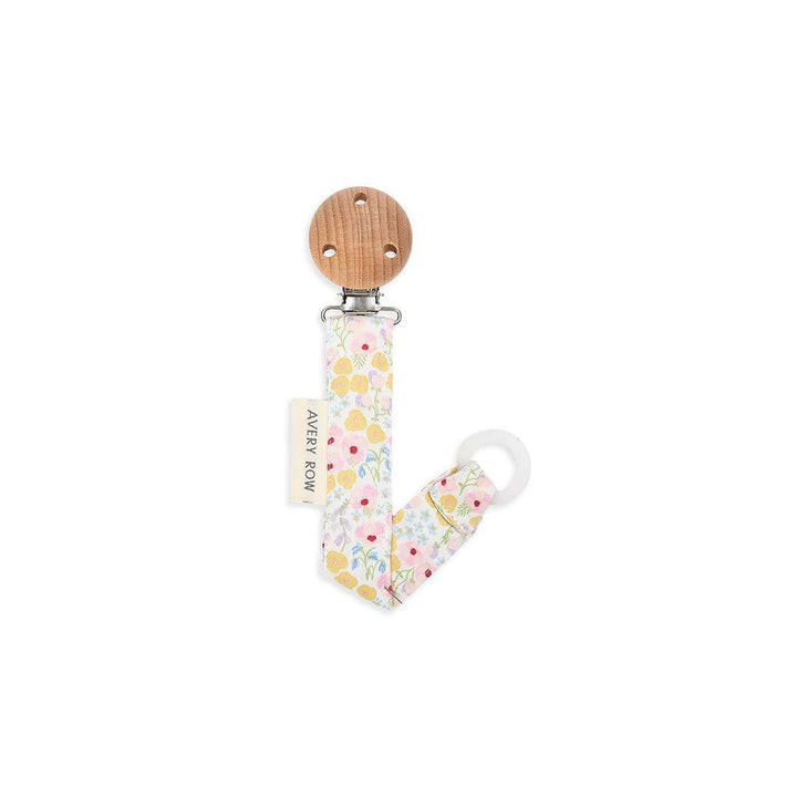 Avery Row Pacifier Holder - Wildflower Garden