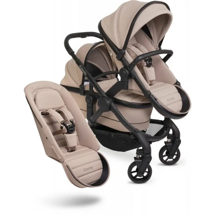 iCandy Peach 7 Double Pushchair Bundle - Cookie