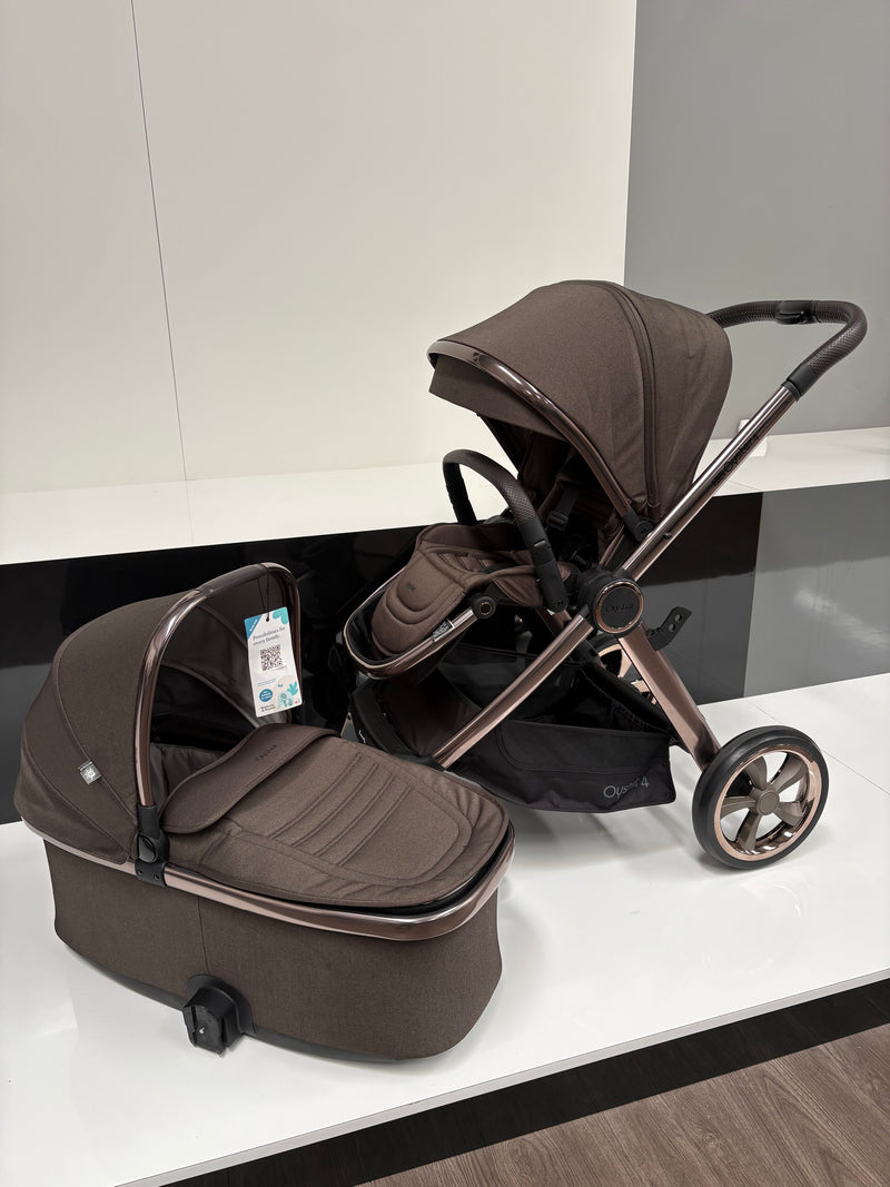 EX DISPLAY Babystyle Oyster4 2-in-1 Travel System - Chocolate Velvet