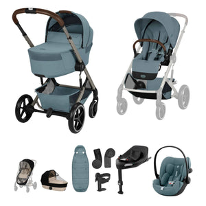 Cybex Balios S Lux Cloud G3 Ultimate Travel System Bundle - Stormy Blue (2026)