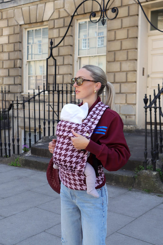Nomad Air Houndstooth Baby Carrier – Harlow Sweet Lilac