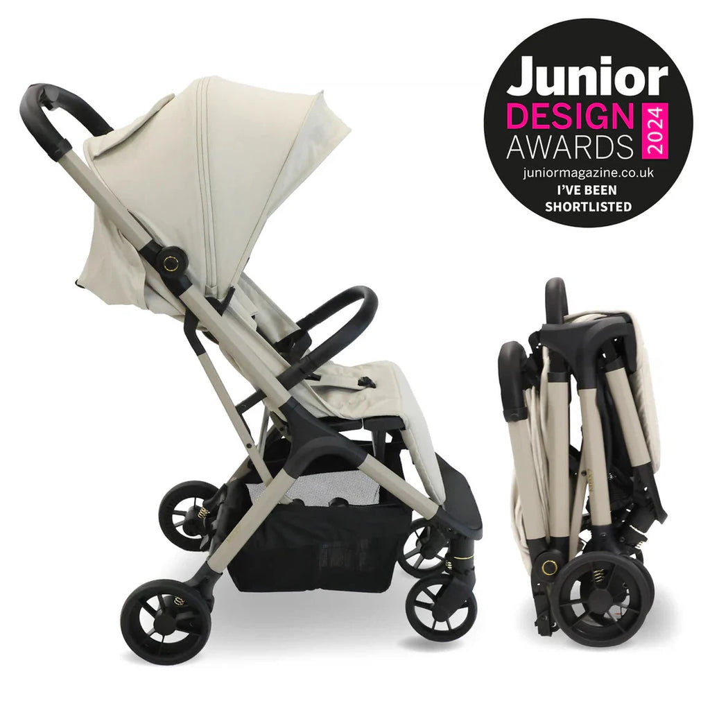 My Babiie MBX7 Auto-Fold Stroller - Ivory