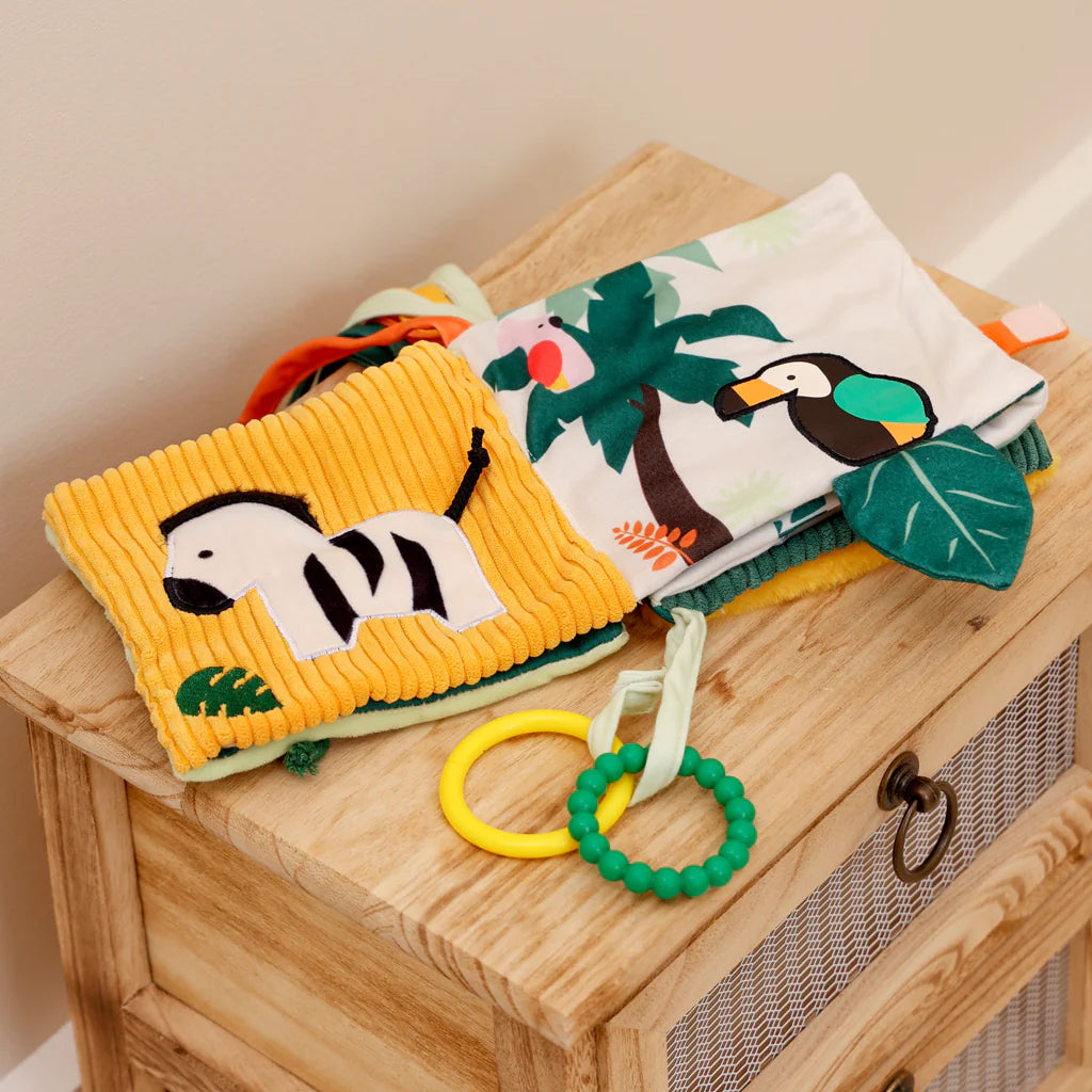 Little Big Friends 2in1 Soft Activity Book - Jungle