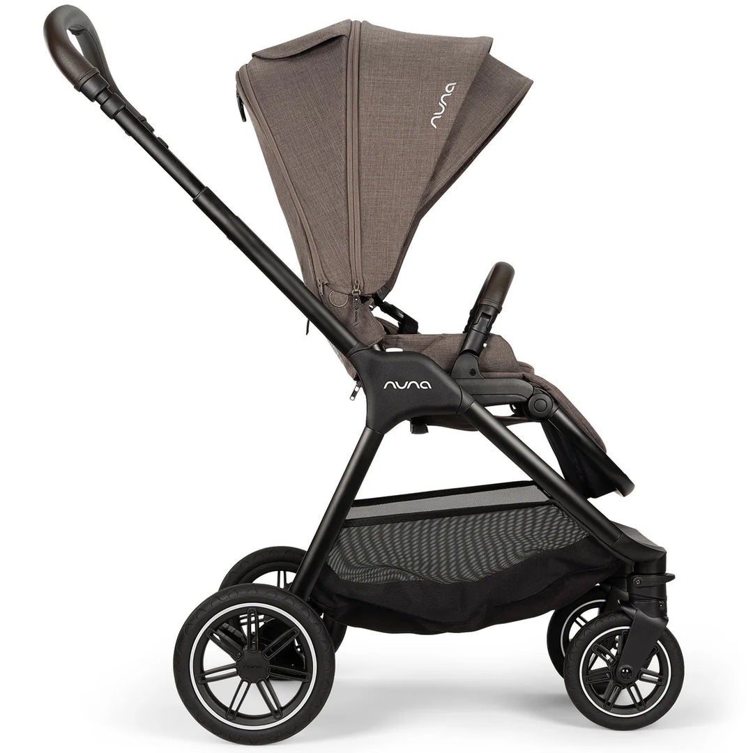 Nuna TRIV Next, LYTL Carrycot, ARRA Flex + Base Curve Travel System - Chestnut