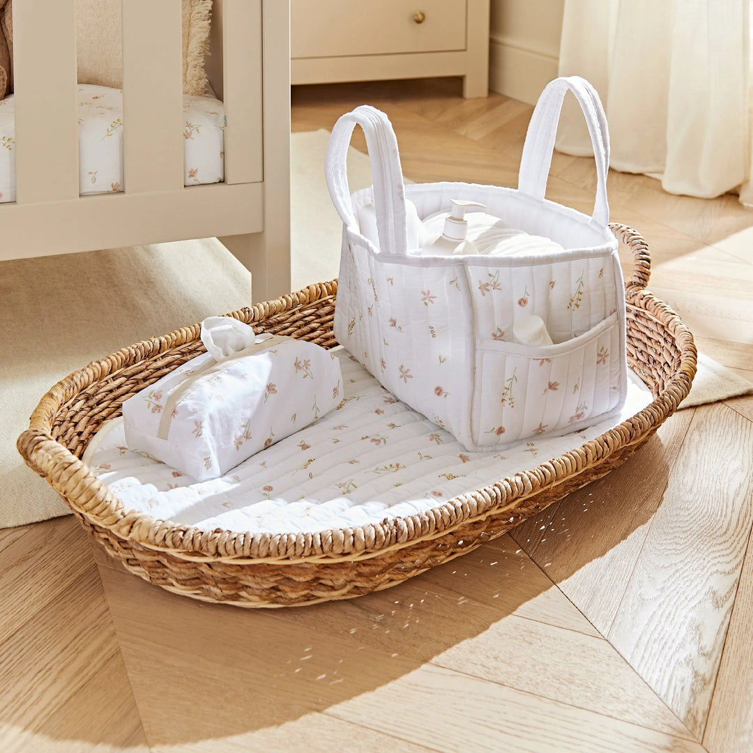 CuddleCo Nappy Caddy - Cashmere Meadow