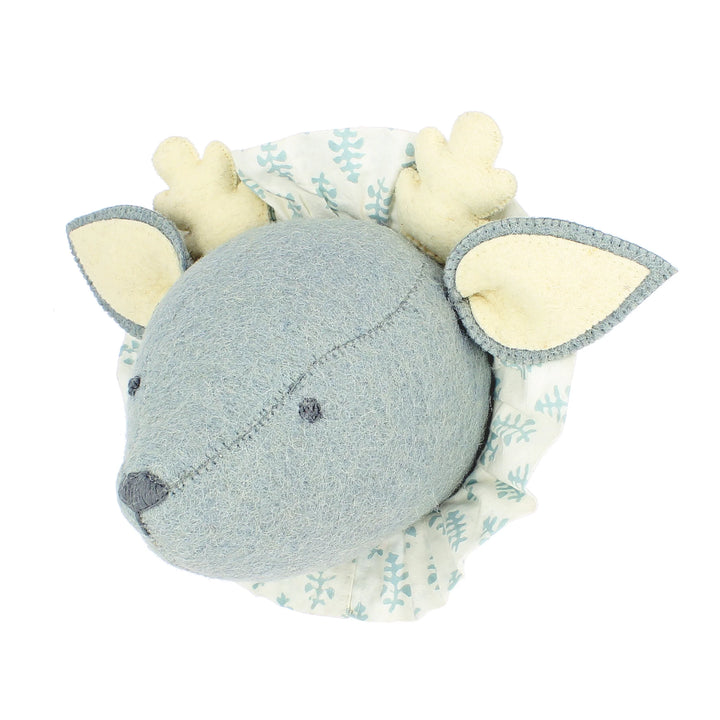 Fiona Walker Baby Deer with Vintage Ruff Head Mini - Blue