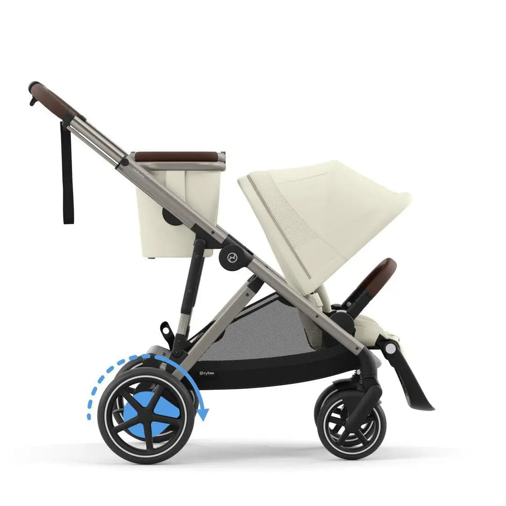 Cybex E-Gazelle S Pushchair - Seashell Beige/Taupe