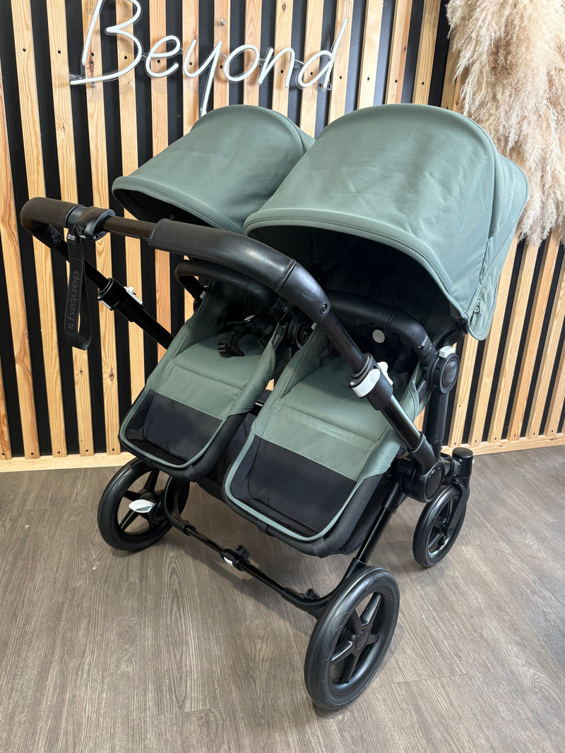 PRE LOVED Bugaboo Donkey5 Duo Bundle - Forest Green