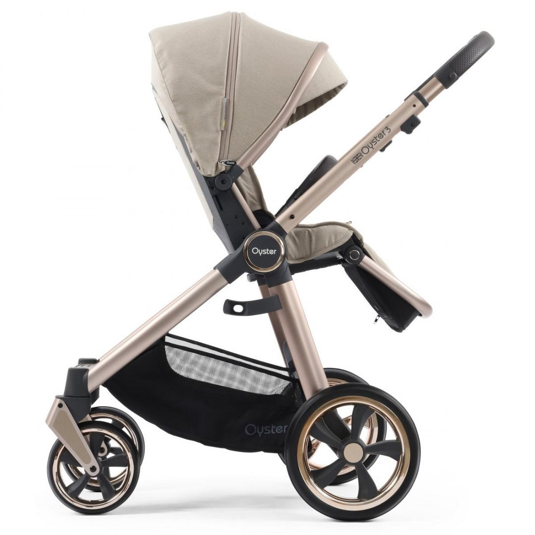 Babystyle Oyster 3 Luxury Travel System Bundle - Creme Brulee