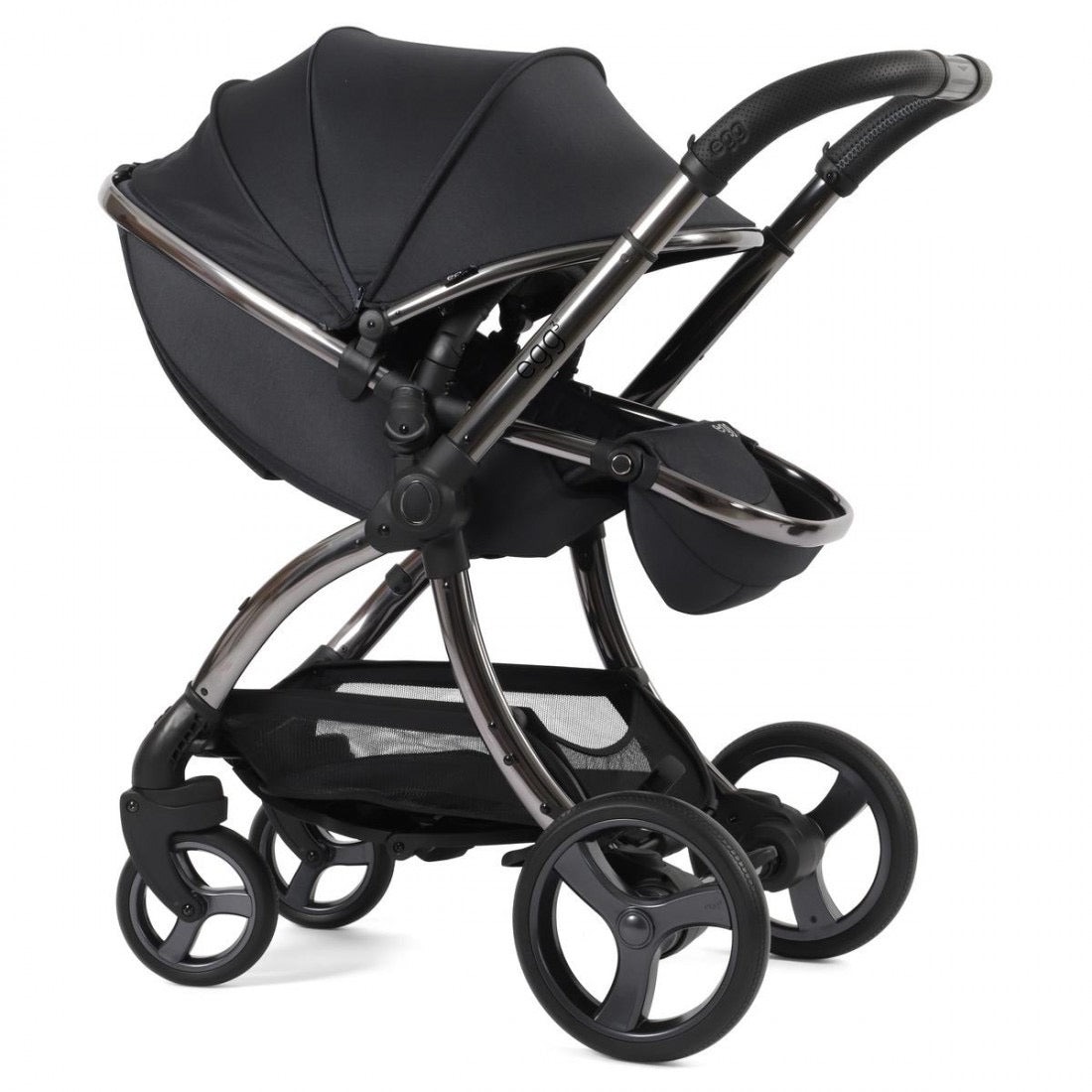 egg3 Luxury Cloud T i-Size Travel System Bundle - Carbonite
