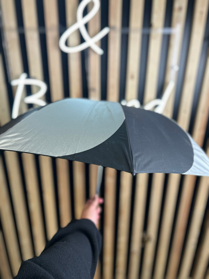 PRE LOVED Universal Parasol - Black/Silver