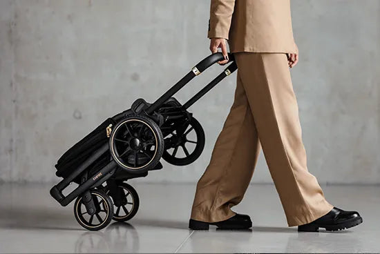 EX DISPLAY Venicci Empire Pram + Pushchair - Ultra Black