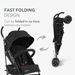 OPEN BOX Kikkaboo Lightweight Beetle Stroller - Beige