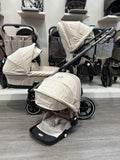 PRE LOVED Cybex e-Gazelle Double Pushchair - Almond Beige