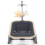 Oyster Rocker Chair - Carbonite