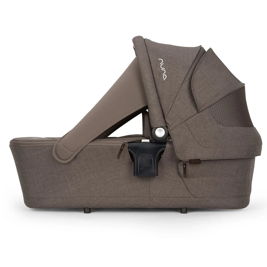 Nuna TRIV Next, LYTL Carrycot, ARRA Flex + Base Curve Travel System - Chestnut