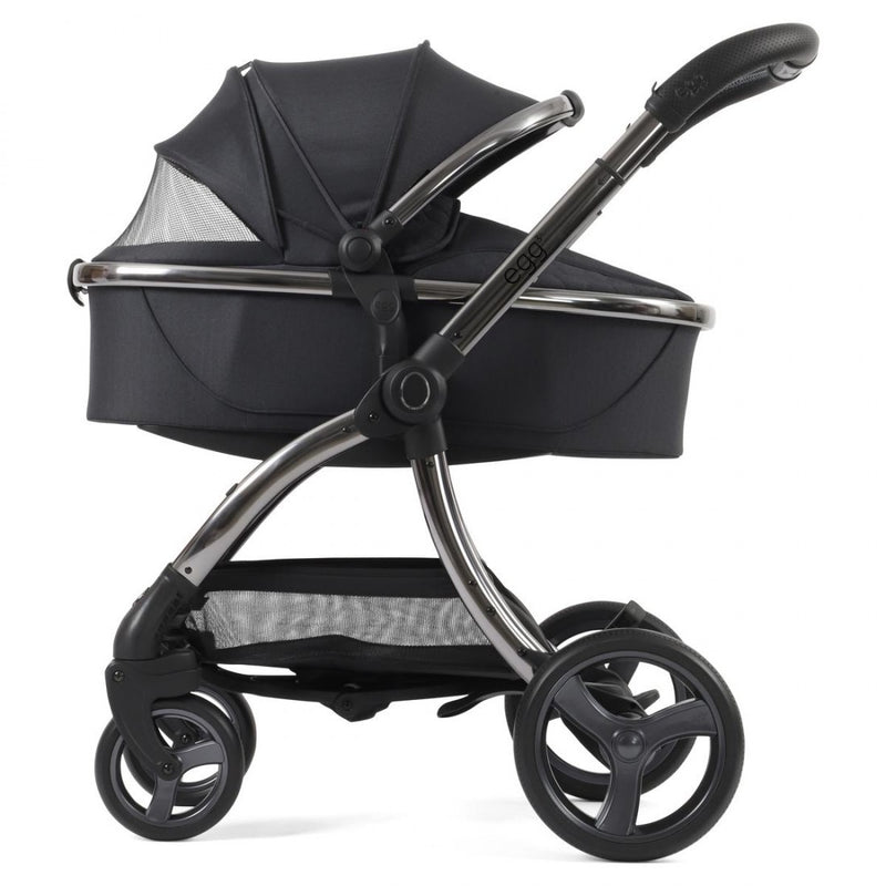egg3 Luxury Cloud T i-Size Travel System Bundle - Carbonite