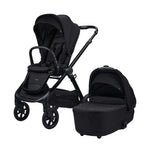 Bababing Raffi MKII 18 Piece Travel System, Home & Feeding Bundle - Satin Black